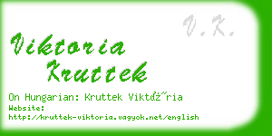 viktoria kruttek business card